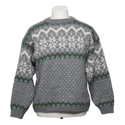 Strickpullover (Grau, Weiß, Grün) von Rocky Acryl, Wolle