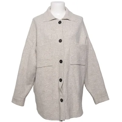 Overshirt (Beige) from Oysho Elastane, Wool
