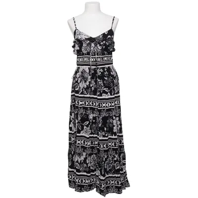 Maxi jurk (Zwart, Wit) van Angie Viscose