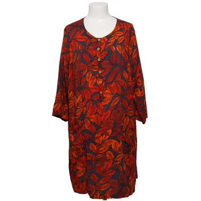 Dress (Red, Orange, Multicolored) from Alice Dot Modal