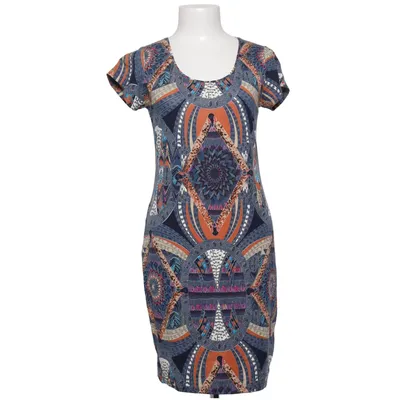 Dress (Blue, Multicolored) from Truly Mine Elastane, Viscose