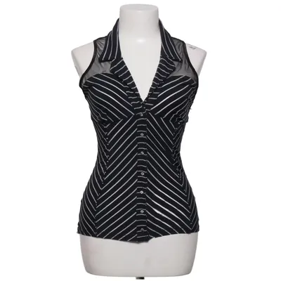Top (Zwart, Wit) van Jane Norman Elastaan, Polyamide, Polyester