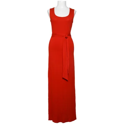 Robe longue (Rouge) de Gina Tricot Élasthane, Viscose
