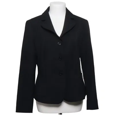 Blazer (Black) from Ril's Elastane, Polyester, Wool