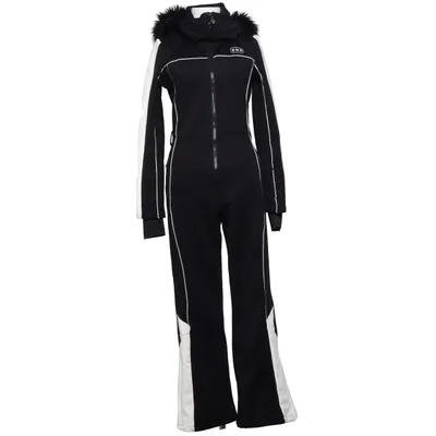 Overall (Zwart, Wit) van Topshop Acryl, Elastaan, Polyester, Polyurethaan