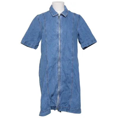 Jeansklänning (ONLROSENHEIM S/S ZIP DRESS DNM) från ONLY Blue Denim Bomull
