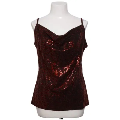 Topp (Röd, Svart) från Bodyflirt Elastan, Metallfiber, Polyamid