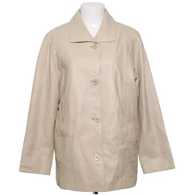Läderjacka (Beige) från Patago Skinn, Polyester