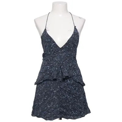 Halterneck dress (Black, Blue, Multicolored) from Zara Polyester