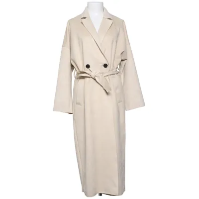 Frakke (Beige) fra Zara Elastan, Polyester
