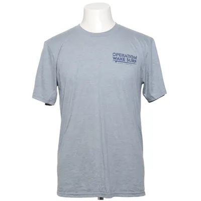T-shirt (Grå) från District Bomull, Polyester, Viskos