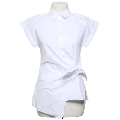 Chemise à manches courtes (Blanc) de Zara Coton