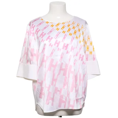 Top (Hvid, Pink, Orange) fra Herzen´s Angelegenheit Elastan, Silke