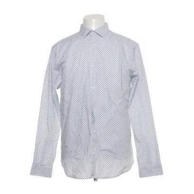 Skjorta (Vit, Blå) från Premium by Jack & Jones Bomull, Elastan