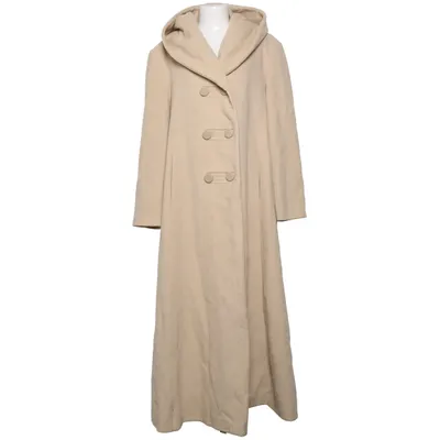Coat (Beige) from Erich Fend Cashmere, Polyamide, Wool