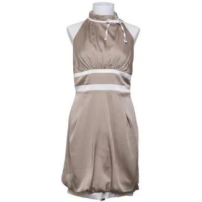 Cocktailklänning (Beige, Vit) från DejaVu