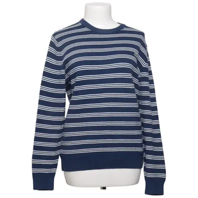 Pull-over (Bleu, Blanc) de Lacoste Coton
