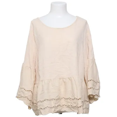 Blouse (Beige) from Shein Curve Cotton