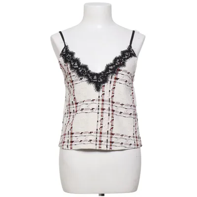 Tanktop  (Flerfarvet, Hvid) fra Zara Woman Bomuld, Polyester, Viscose