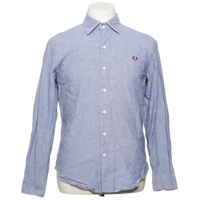 Shirt (Blue) from Fred Perry Cotton