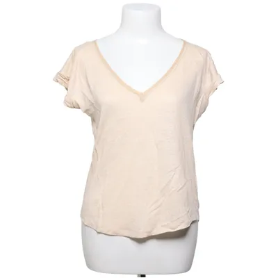 Top (Beige) van Vanessabruno Linnen, Zijde