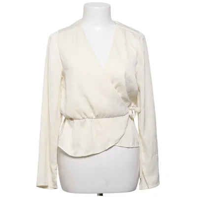 Wrap blouse (Beige) from Bik Bok Recycled polyester