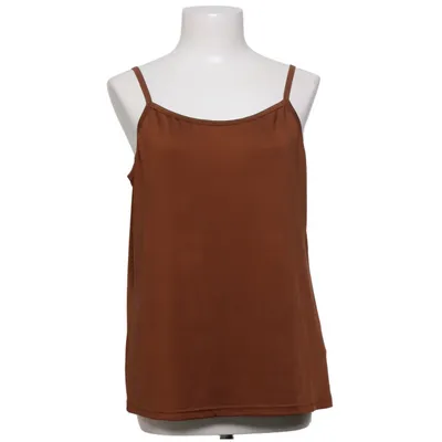 Tank Top (Brown) from Mundo Mix Elastane, Viscose