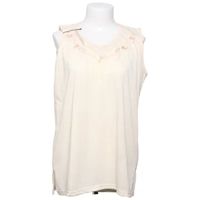 Tanktop (Beige) van Donna Katoen, Polyester