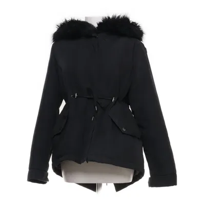 Parka (Black) from Zara Woman Outerwear Acrylic, Polyester