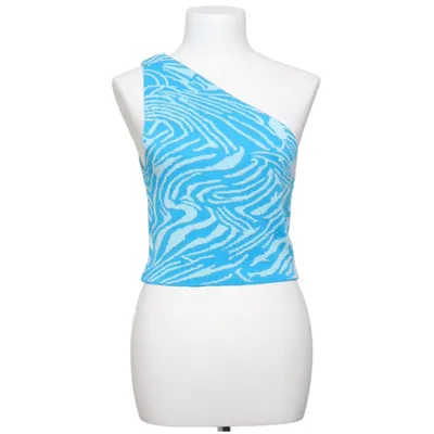 Crop top (Blauw) van Collusion Acryl