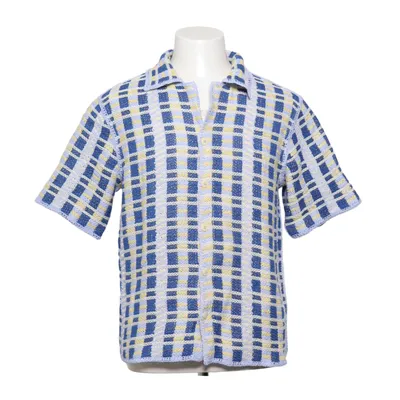Korte mouwen shirt (Blauw, Geel, Wit) van Zara