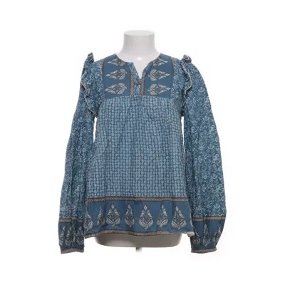 Blus (Blå, Vit, Brun) från He Loves Me He Loves Me Not Bomull