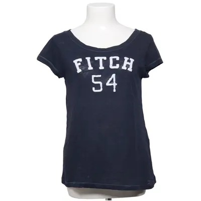 T-shirt (Blå) från Abercrombie & Fitch Bomull, Polyester