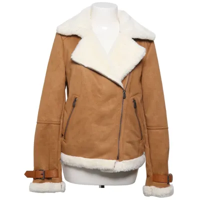 Shearlingjacka (Brun, Vit) från Fritzi aus Preußen Bomull, Polyester