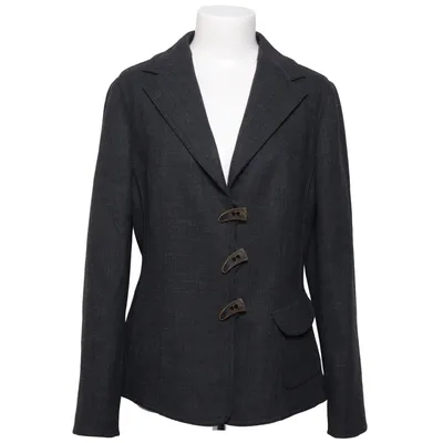 Blazer (Grijs) van Armani Collezioni Elastaan, Polyamide, Polyester, Wol