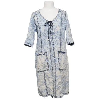 Denim jurk (Blauw, Wit) van Cellbes