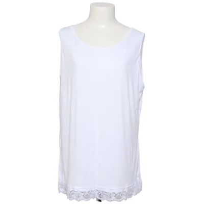Tanktop (Wit) van Moda Italia Elastaan, Viscose