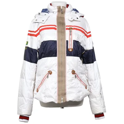 Skidjacka (Vit, Svart, Röd) från Bogner Dun, Fjädrar, Polyamid, Polyester, Polyuretan