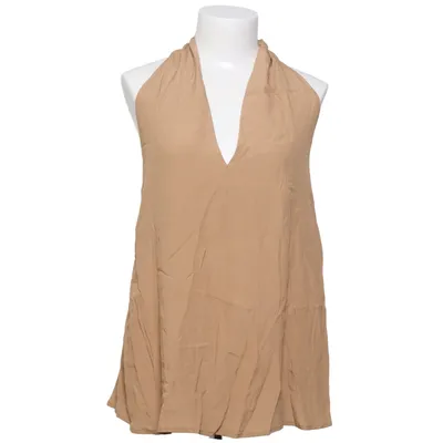 Halternek jurk (Beige) van Ottod'Ame Acetaat, Zijde