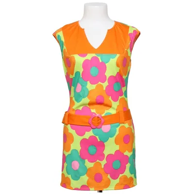 Klänning (Orange, Rosa, Grön) från Leg Avenue Polyester