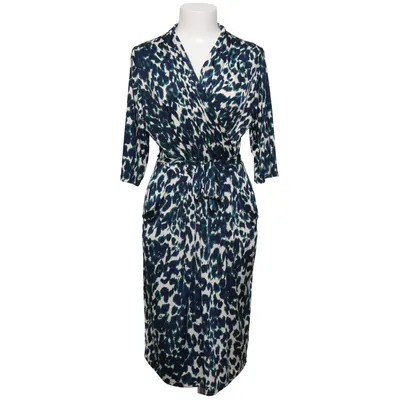 Omlottklänning (Blå, Grön, Vit) från Sassia Elastan, Polyester