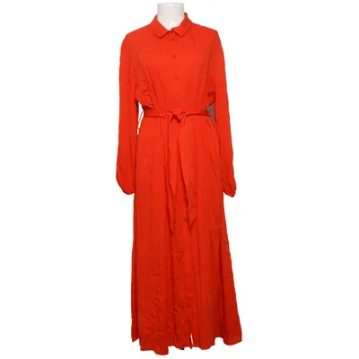 Shirt dress (Red) from Mango Lyocell, Viscose