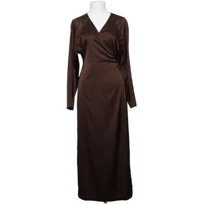 Wrap dress (Brown) from Weekday Elastane, Polyester