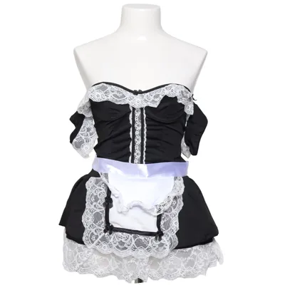 Fancy dress (Black, White) Elastane, Polyester
