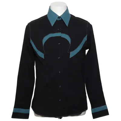 Shirt (Black, Turquoise) from Taracci Cotton, Elastane