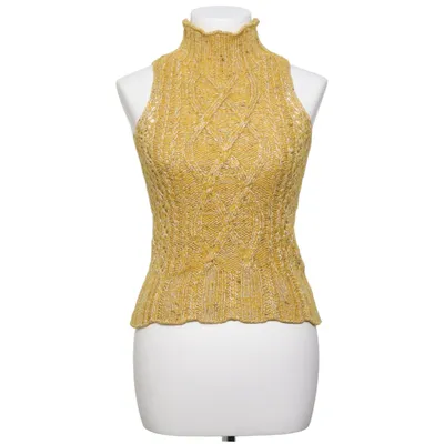 Slipover (Yellow) from Aquascutum Acetate, Alpaca wool, Metallic fiber, Polyamide, Viscose
