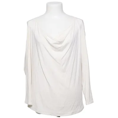 T-shirt à manches longues (Blanc) de Lise Sandahl Élasthane, Viscose