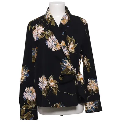 Blouse portefeuille (Noir, Multicolore) de Lili & Lala Polyester