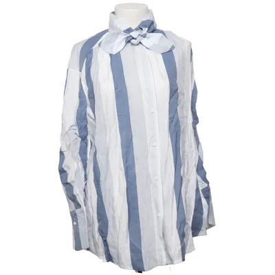 Chemise (Bleu, Blanc) de Luzabelle Coton, Polyester