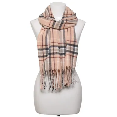 Sjaal (Beige, Zwart, Rood)